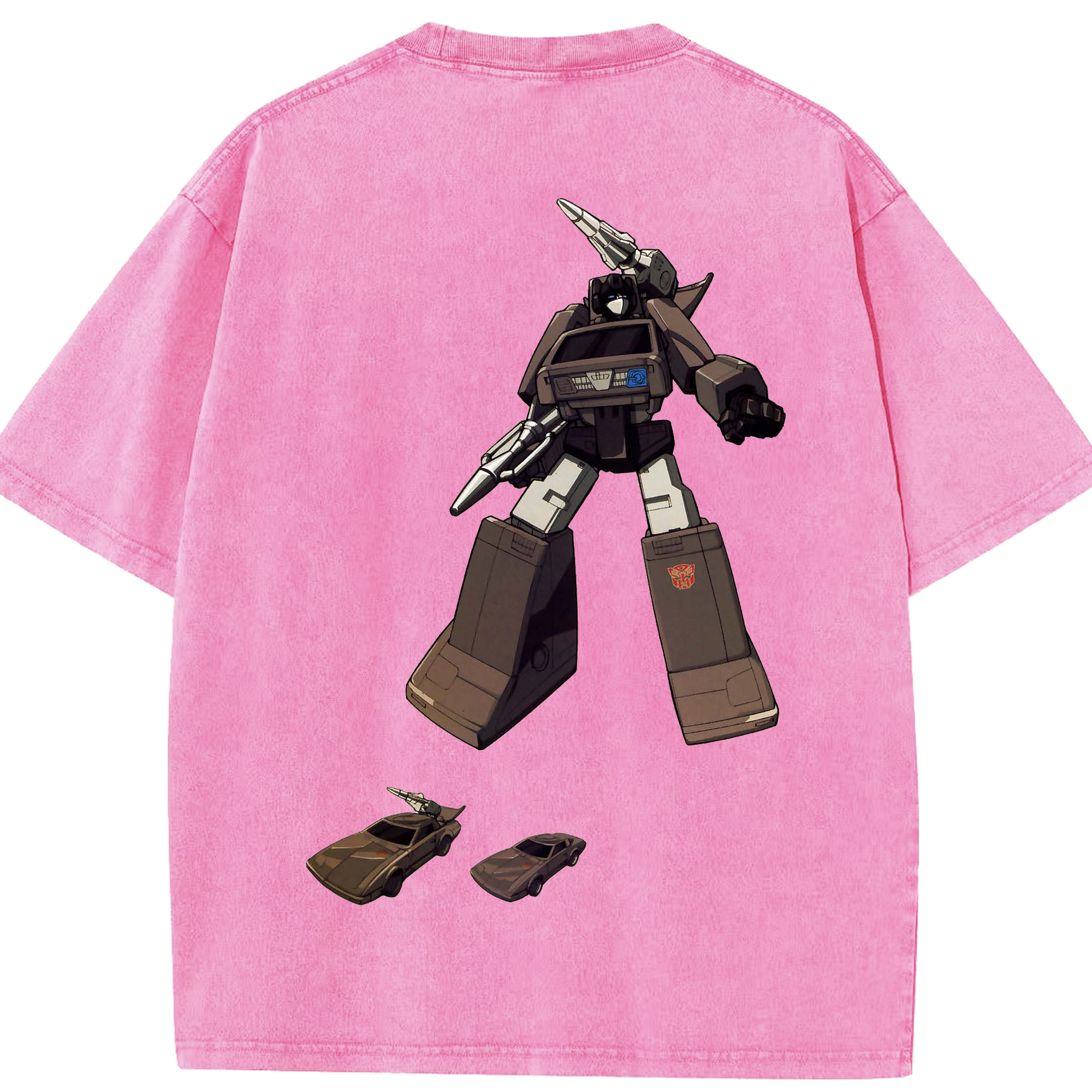 （画像用）  綿100% ヴィンテージ風 半袖Tシャツ（背面プリント）
